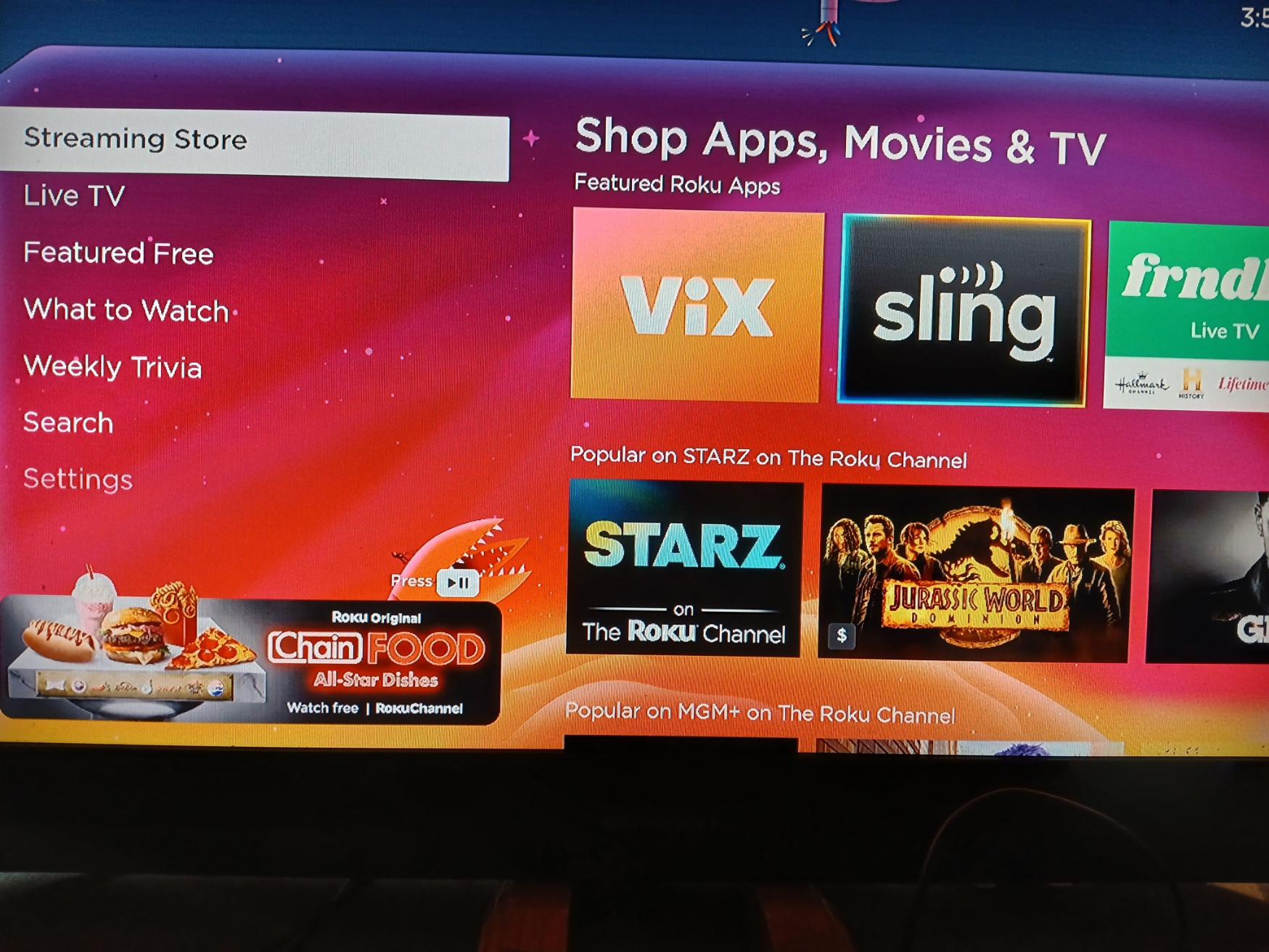 Roku Streaming Store